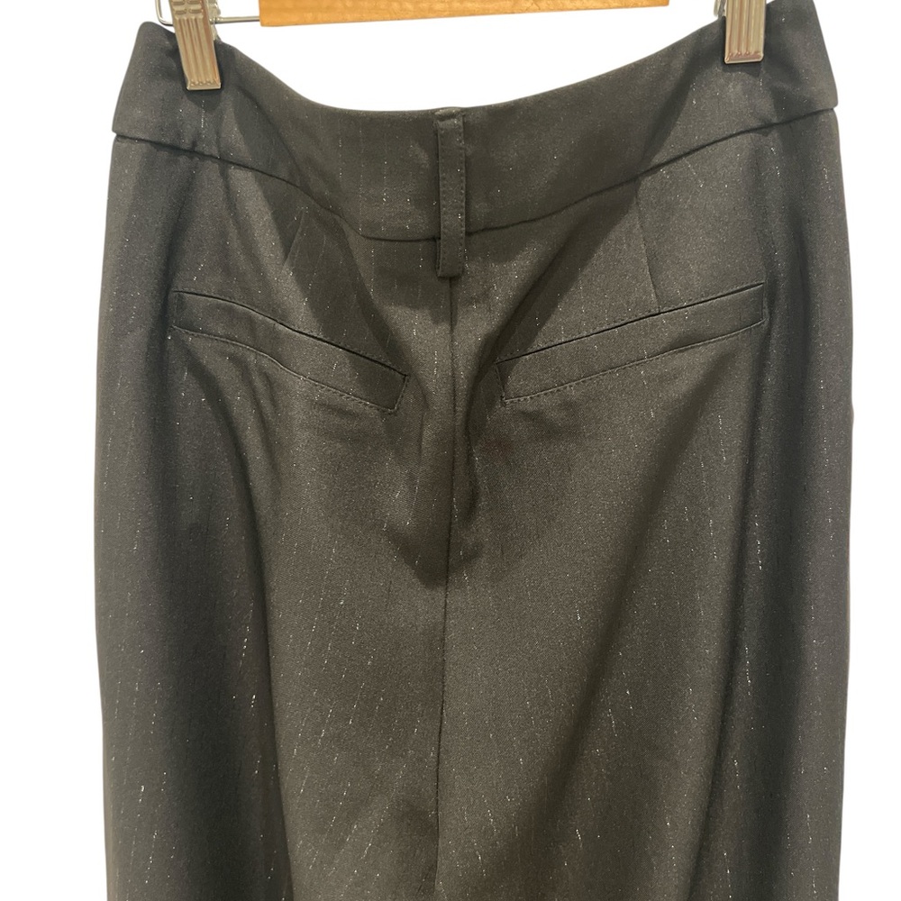 7 For All Mankind Women’s Black Dress Pants Size S High Rise Pleated Office - Picture 7 of 10